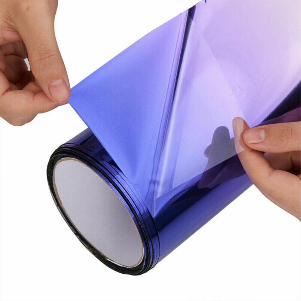 Car Window Tinting Film 250x20cm Gradient Truck Car Sun Visor Strip Tint Film Front Windshield Solar Protection UV Shade Accessories(Golden)