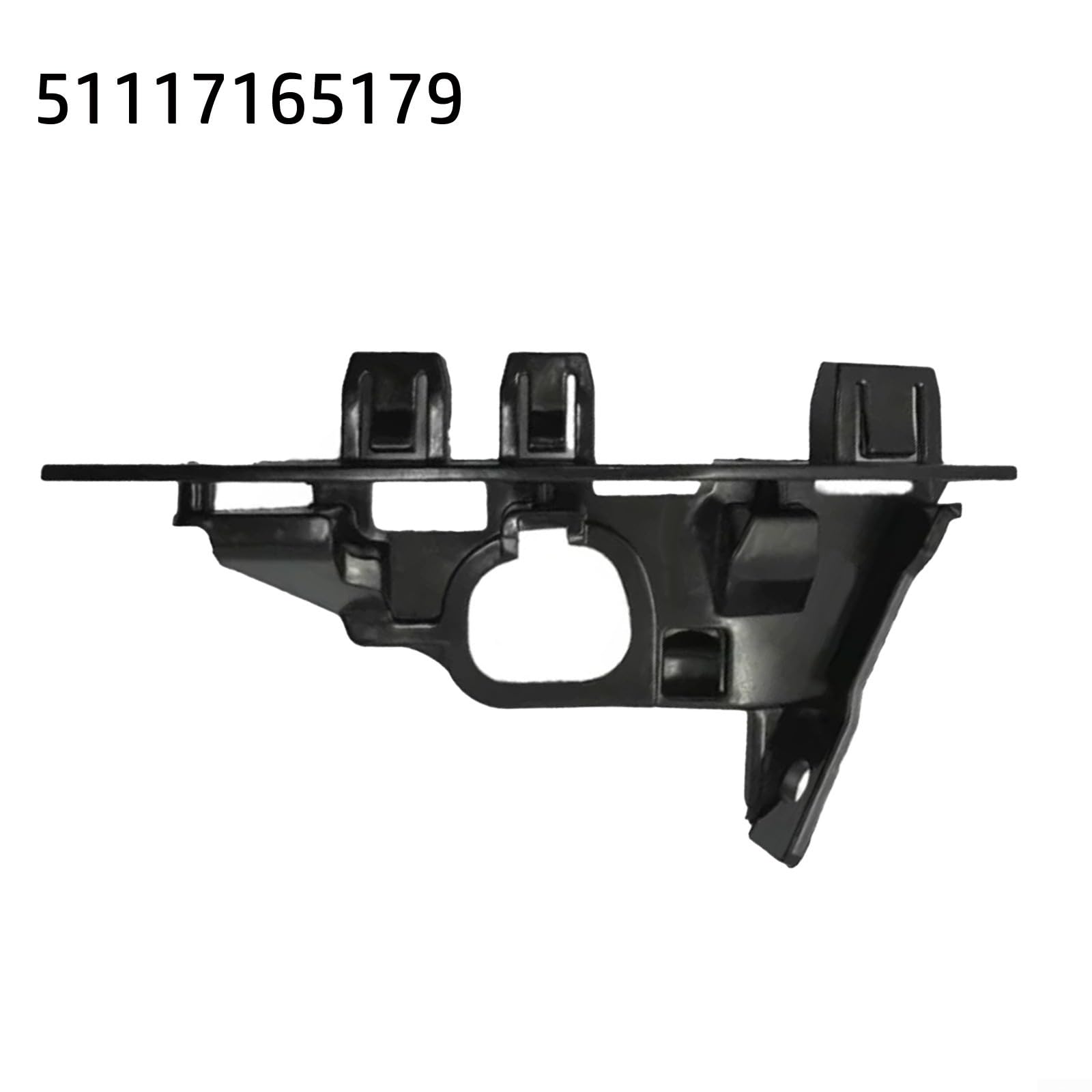 Staffa di supporto paraurti anteriore sinistro lato conducente per E85, E86 e Z4 (2003-2008) - Ricambio diretto in plastica staffa di supporto parte n. 51117165179