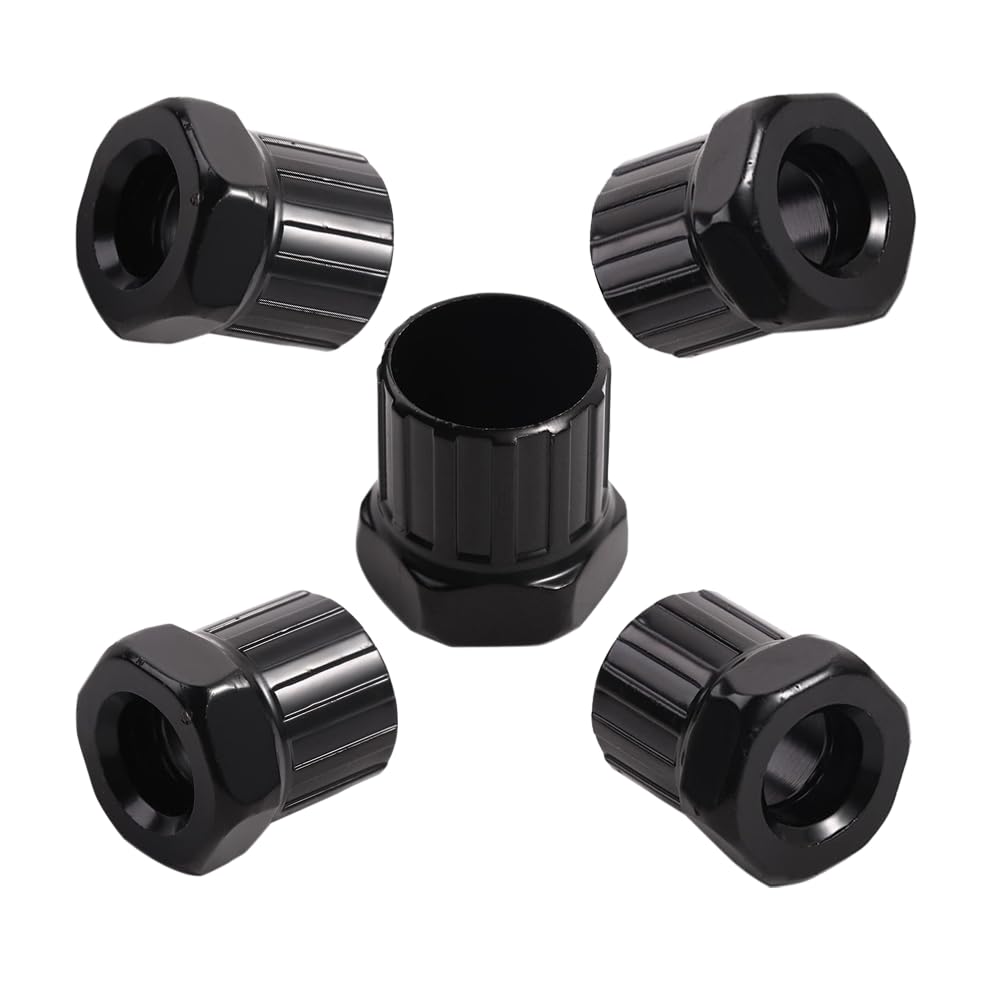 5 Pieces Cassette Lockring Tool, Carbon Steel Bike Freewheel Remover Tool Bicycle Crank Wheel Removal Tool for Repair Bike, Internal Diameter 20mm/