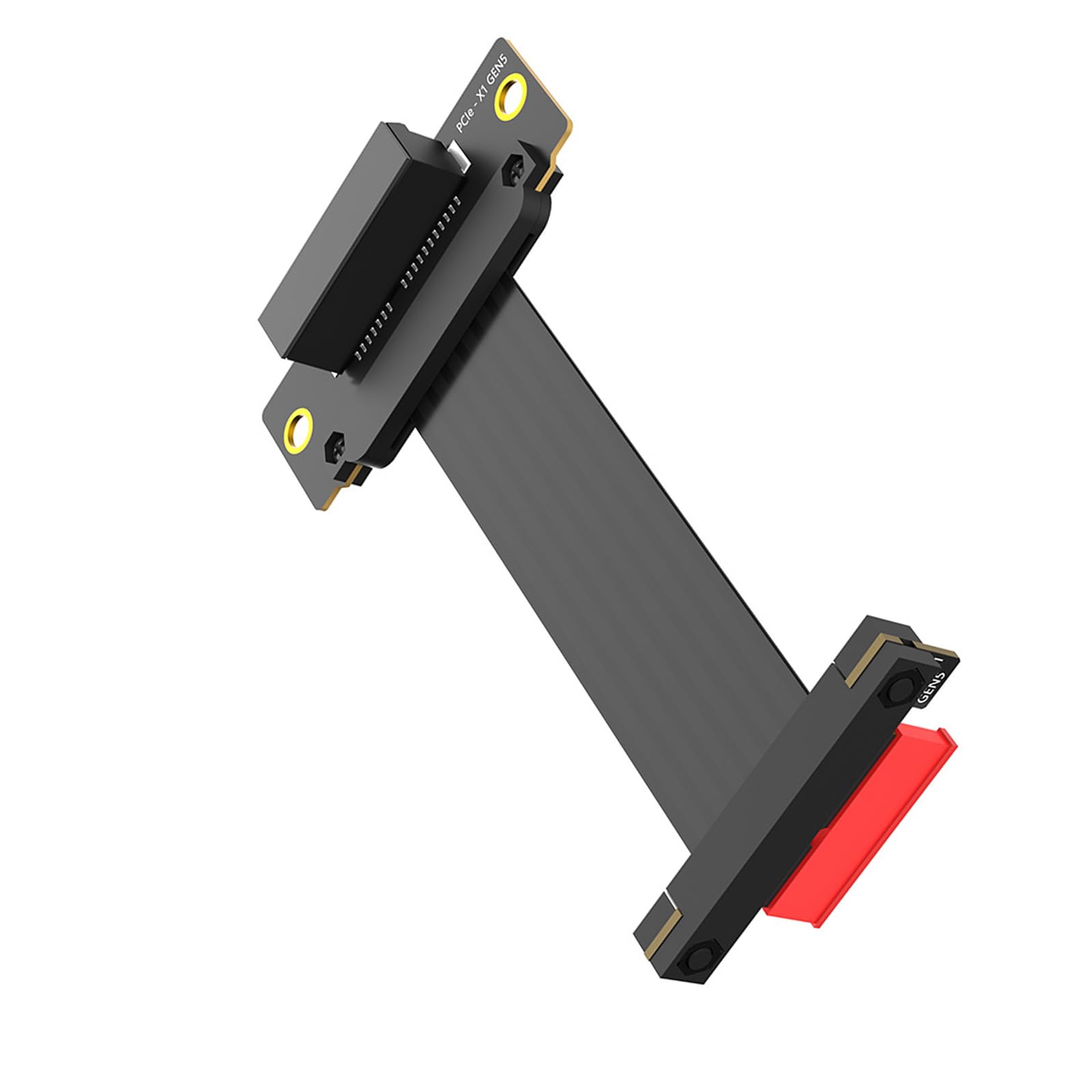 PCIE 5.0 - Cable PCIe de velocidad rápida, flexible, tarjeta extensora, montaje de 90 grados, cable de extensión de vídeo, accesorios de GPU