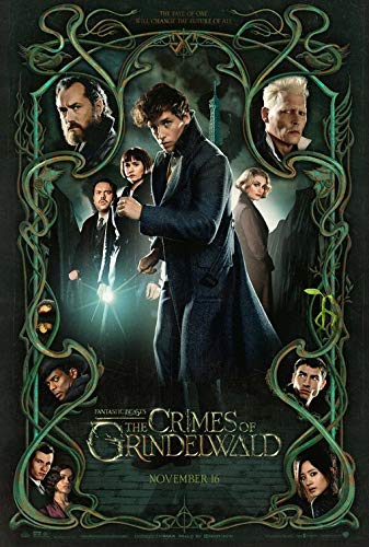 FANTASTIC BEASTS: CRIMES OF GRINDELWALD (2018) Original Authentic Movie Poster 11x17 - Single - Sided - Eddie Redmayne - Johnny Depp - Ezra Miller - Kathrine Waterston