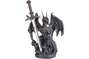 George S. Chen Imports SS-G-71329 Dragon Sword Collectible Fantasy Decoration Figurine