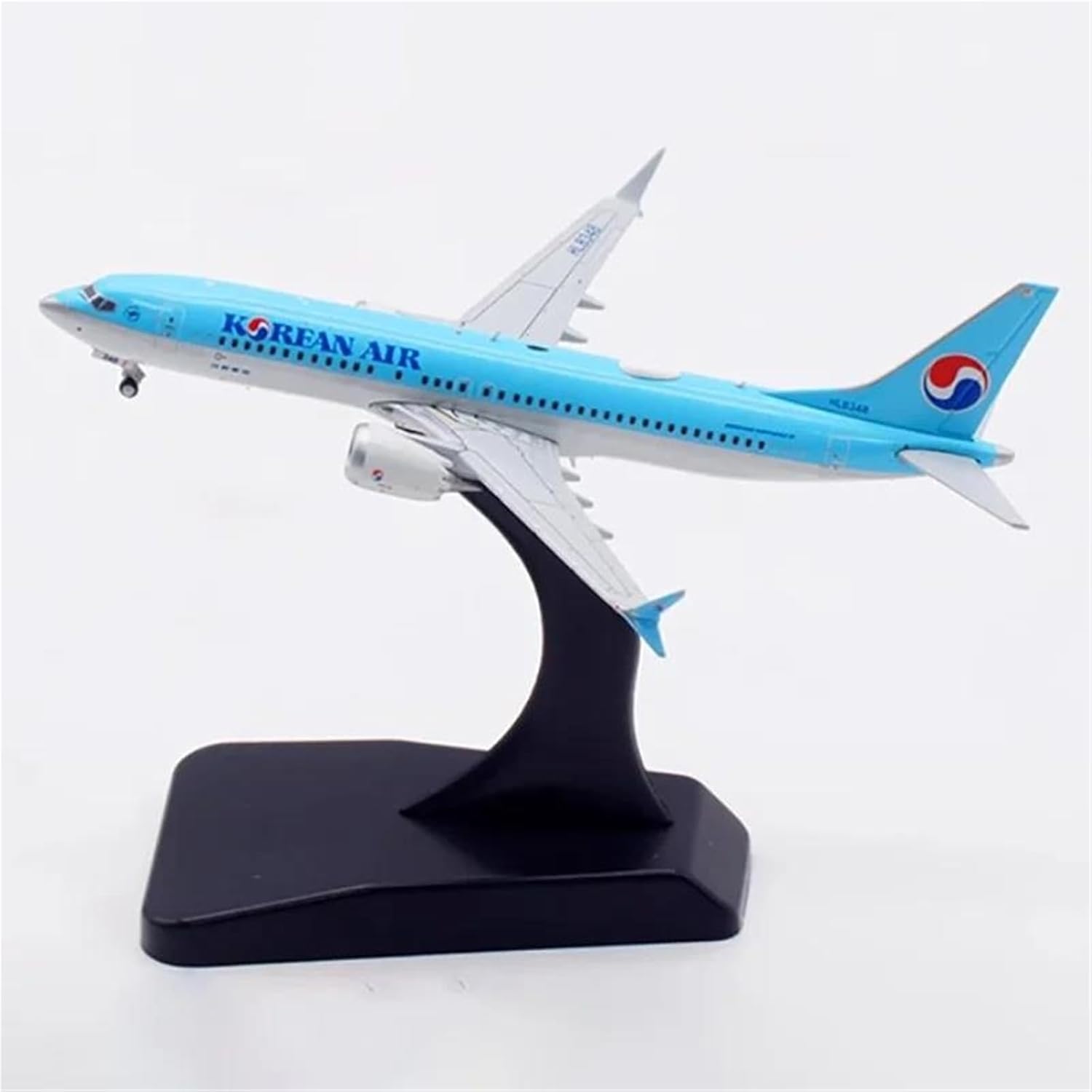 【大韓航空 B737 MAX8】1/400航空機ダイキャストモデル Jcwings-ダイキャスト飛行機モデル、シミュレーション玩具、1