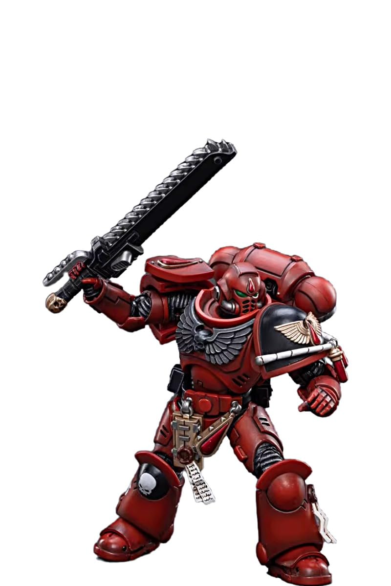 JOYTOY Warhammer 40K 1/18 Action Figure Space Marines Blood Angels Intercessors Brother Sergente Ranian Modello da collezione