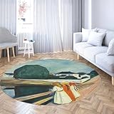 Esthétique agréable : Avec sa forme ronde simple et ses motifs imprimés modernes, ce tapis s’harmonise parfaitement avec divers styles d’intérieur, notamment le minimalisme moderne, le style scandinave, bohème, industriel, rustique, ferme, mid-century modern, éclectique et de transition. Il apporte une touche d’élégance et de style à votre espace