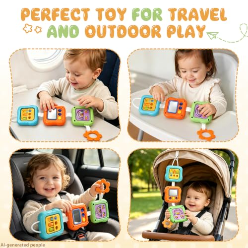 Montessori Busy Board for Toddlers, Baby Busy Board for Travel - Image 5