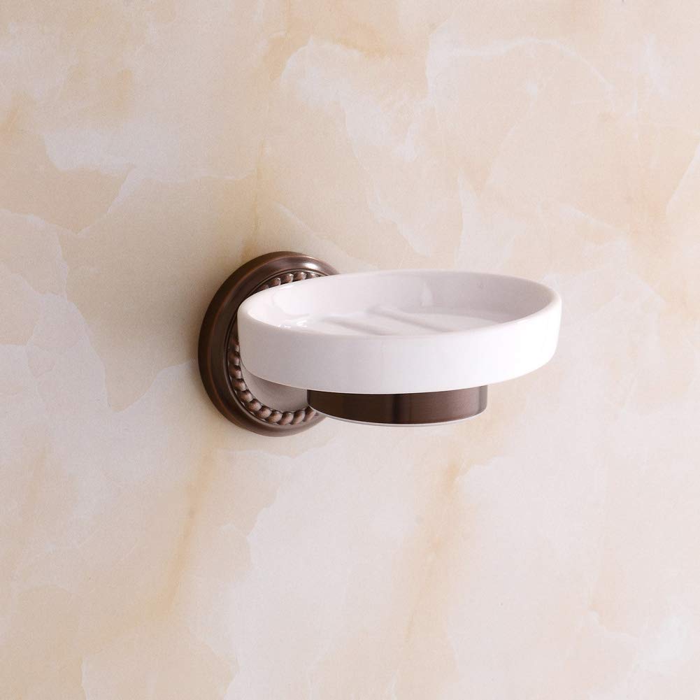 Porte-savon laiton vintage bronze huilé pour retrouver le charme d'antan
