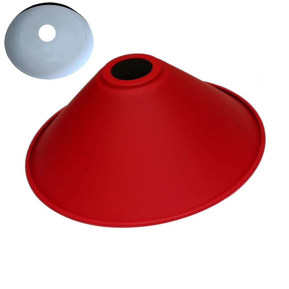 Vintage Retro Lamp Shades Living Room Ceiling Light Shade 22cm Easy Fit Lampshades Only for Industrial Ceiling Light Fitting Bedroom, Kitchen, Hallway — image 1