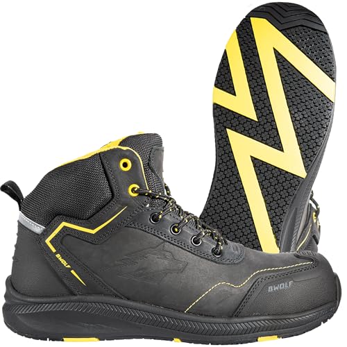 BWOLF Phoenix Arbeitsschuhe Herren S3 High Sicherheitsschuhe Herren S3...