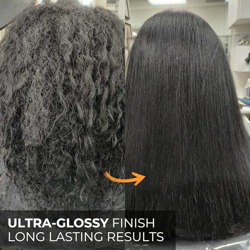 KERAZON Brazilian Keratin Treatment Buriti Liss Kit 2oz/60ml - At Home Keratin Treatment Smoothing and Straightening - Keratina para Alisar el Pelo - For All Hair Types