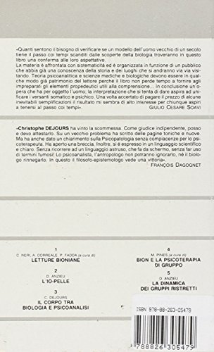 Il Corpo Tra Biologia E Psicoanalisi. Saggio Di Interpretazione Comparata - 2