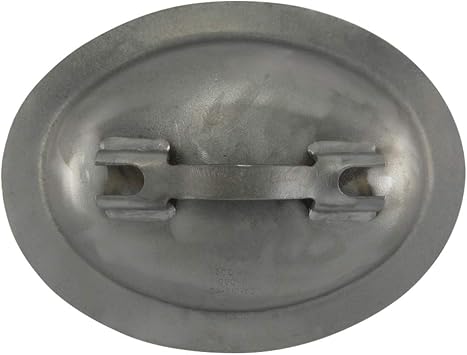 Manhole Plate, Elliptical, Pressed Steel SA516-70, 11" x 15" #300