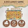 Calliope Games Running with the Bulls - Dice & Board Game - For Game Night - 2-6 Players