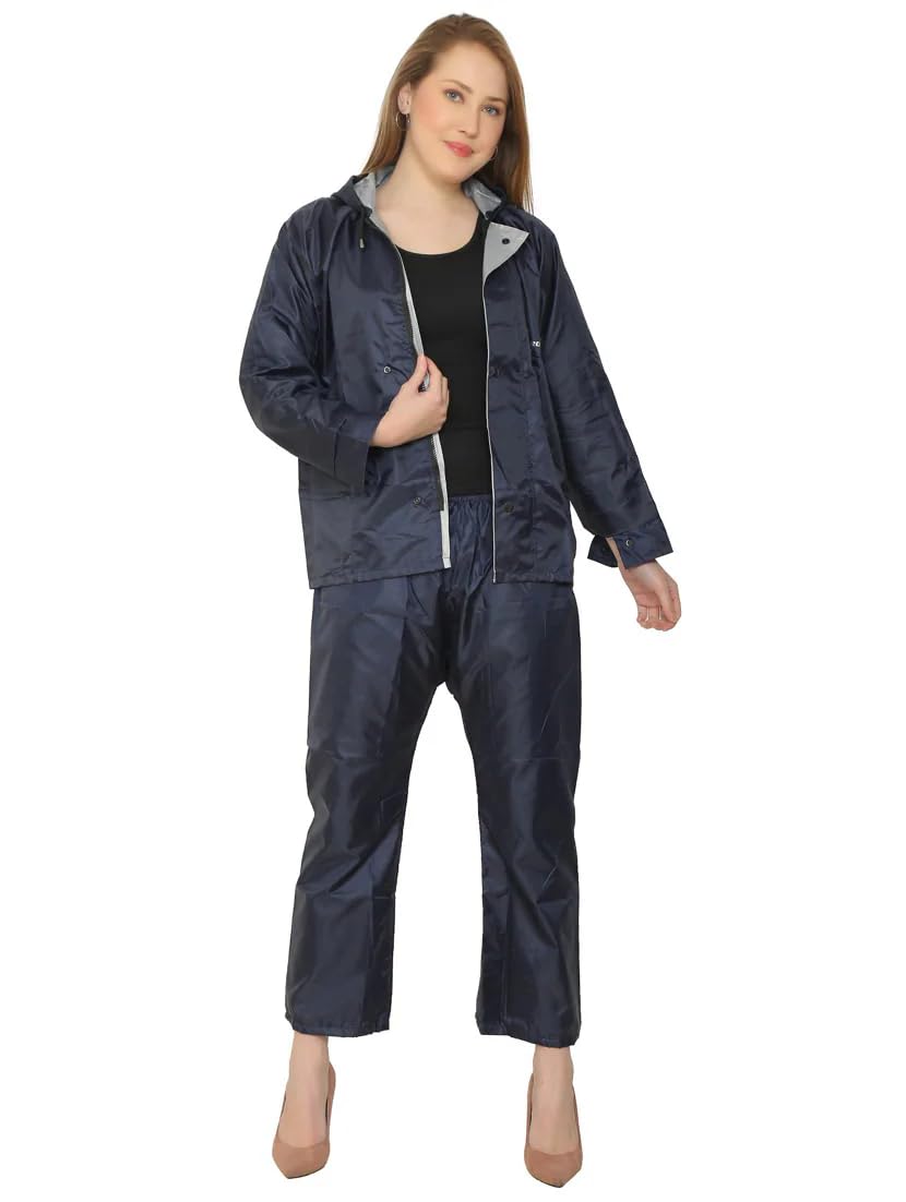 perfect productions Women's Polyester Full Sleeves Waterprroof Raincoat With Cap-picture-30