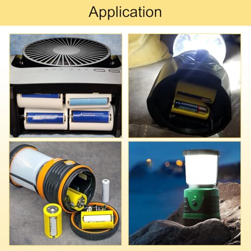 HAAMNING7 8 Stück 3 AA auf 1 D Batterien Adapterhalter Parallel 1,5 V Ausgang Batteriekonverter 3 Steckplätze Gehäuse Box Zellumwandlungswerkzeug Umschalter LR6 Batterie für Taschenlampen Laternen