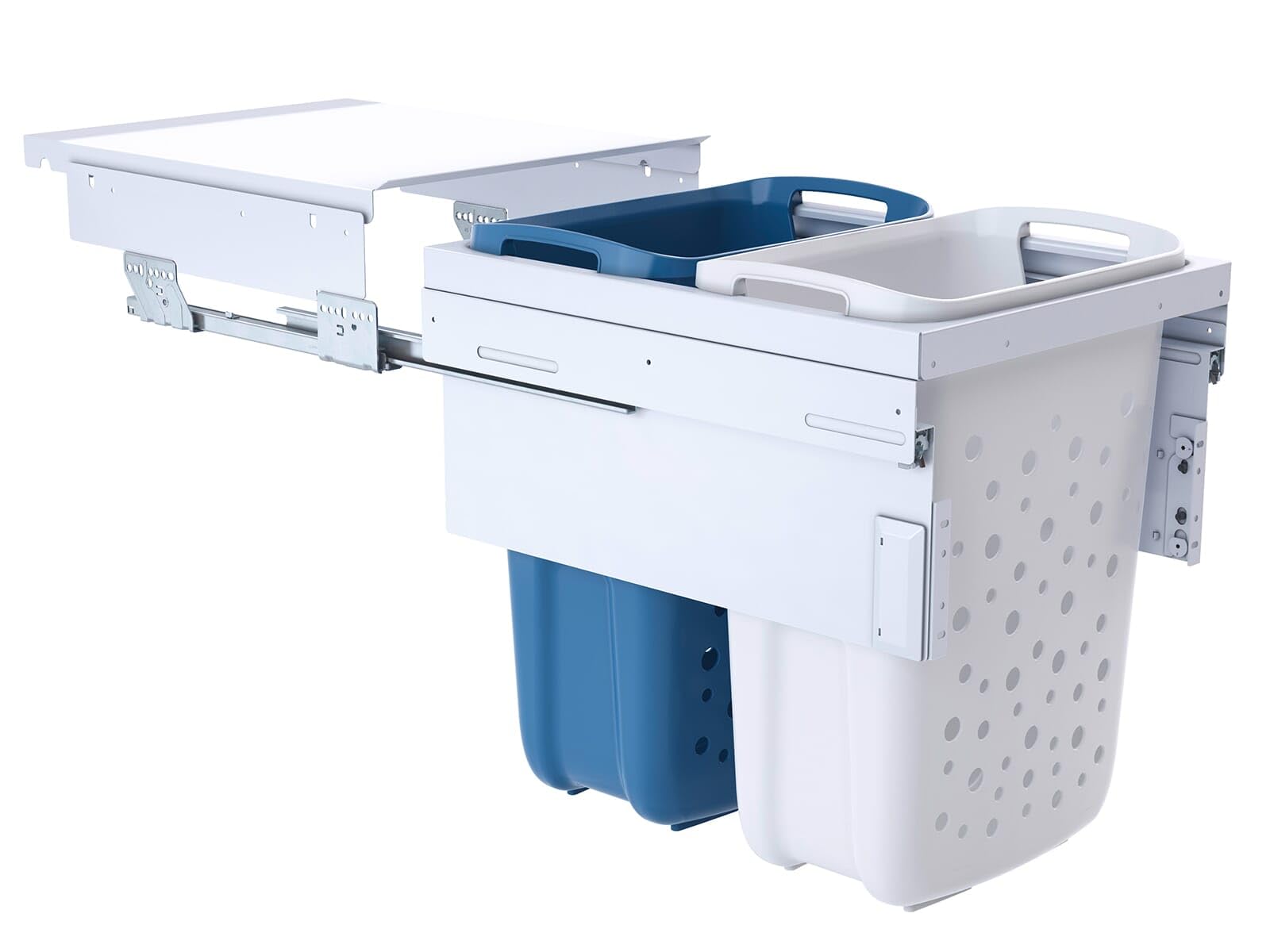 Hailo Wäschesammler 3270461 | Laundry Carrier 66 Liter | 2fach  