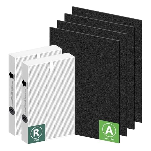 HPA200 Replacement Filters for Honeywell HPA200 Series Air Purifiers HPA200, HPA201, HA202, HPA204, HPA250, Replace HRF-R2, 2 HEPA R Replacement Filters and 4 A Carbon Pre-Cut Pre-Filters