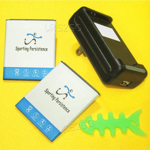 2X Long Lasting 3600mAh Rechargeable Li_ion Battery Special Travel Dock USB/AC Charger Fish Bone Winder Silicon Compatible with Samsung Galaxy Grand Neo GT-I9060