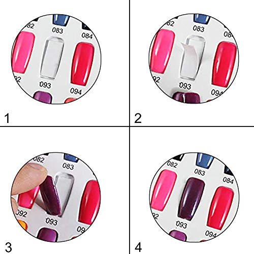 780PCS Nail Art False Tips Nastro adesivo per