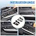 LLKUANG for Toyota Tundra 2014-2021 ABS Plastic Window Switch Button Covers Power Window Switch Button Stickers Car Accessories[Not fit Double Cab Model!](Carbon Fiber Style)