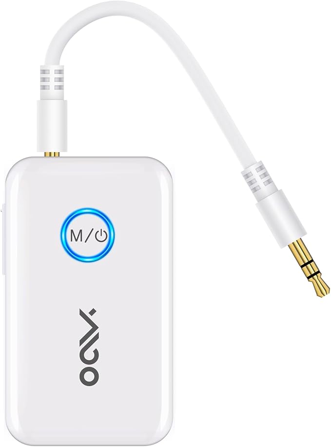 YMOO Bluetooth 5.3 Transmitter Receiver for TV to 2