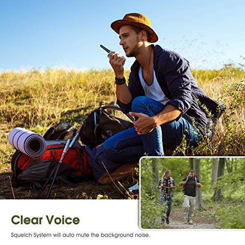 image for 2 Way Radios Camping Accessories, Topsung M880 FRS Walkie Talkie for A