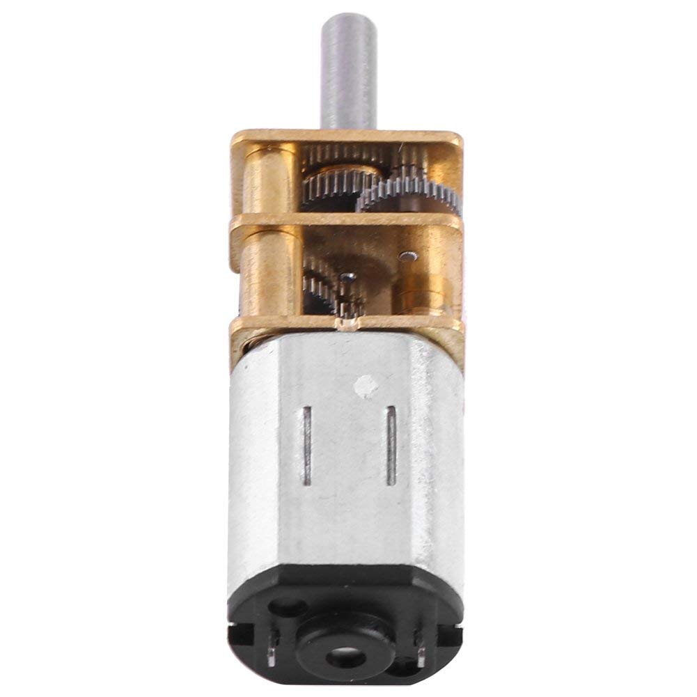 DC 6V Motor de Engranajes Motor de Reducción de Alta Fuerza de Tensión 1: 1000 de Engranajes 10/15/20RPM(20 RPM)