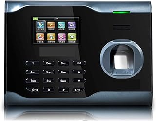 JUJETO Employee Time Clock, WI-FI Time Attendance Machine Wireless Network Punch Machine Biometric Fingerprint Identification Time Clock Office Punch Clock, Fingerprint Attendance