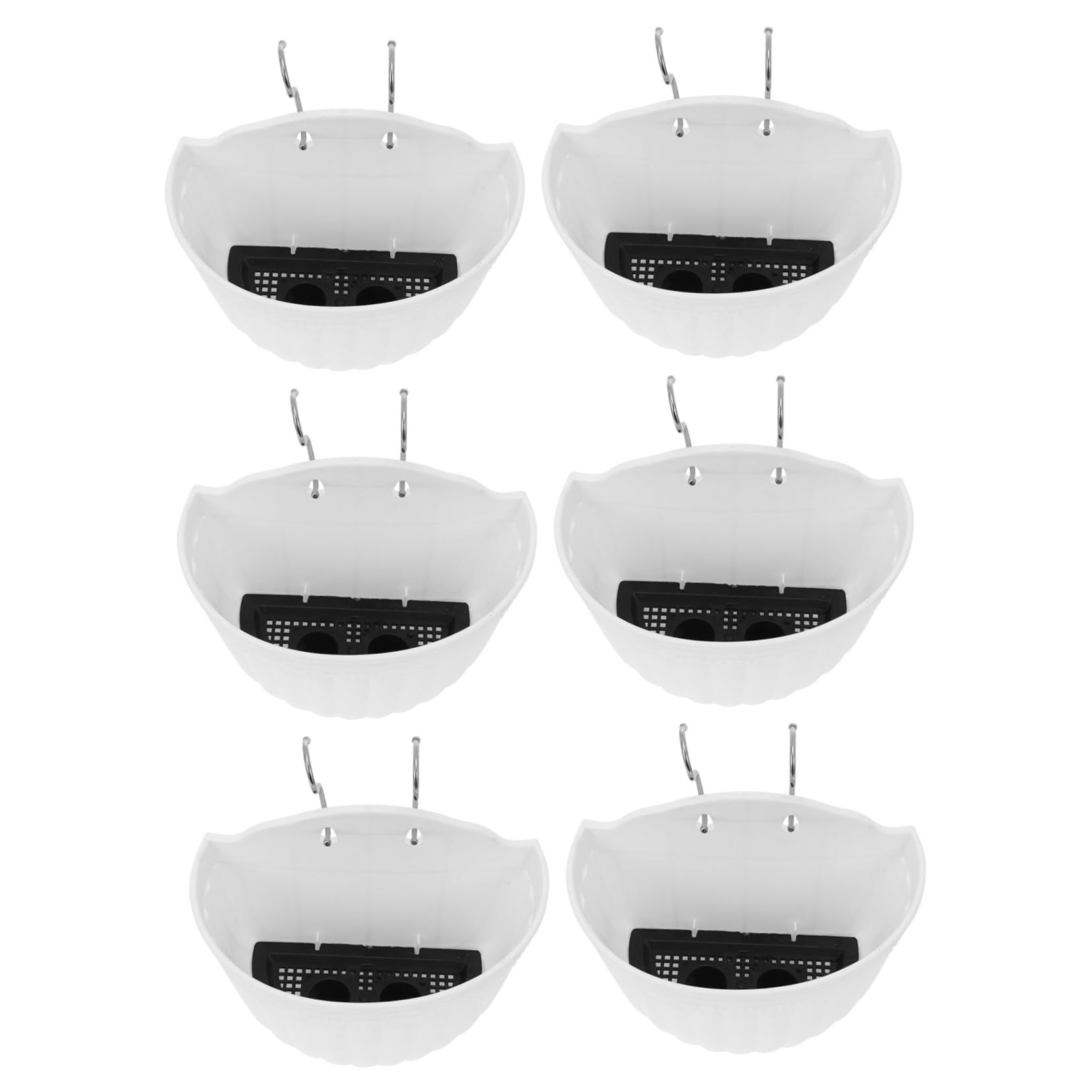 Contenants de fleurs pour plantes grimpantes Toddmomy : pots de fleurs en plastique suspendus