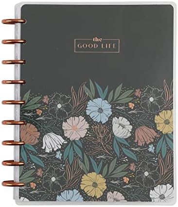 Happy Planner 2023 Daily Planner - Gold & Black Vertical Layout 12-Month Calendar