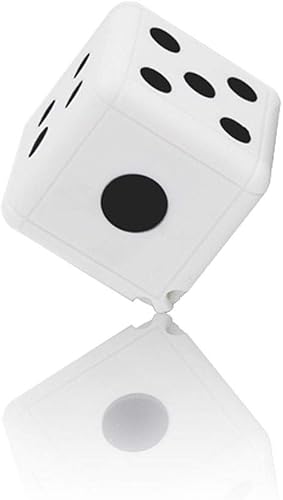 Honeshop 1080P HD dados mini cámara oculta micrófono espía ocultar llavero de seguridad SQ16 * blanco