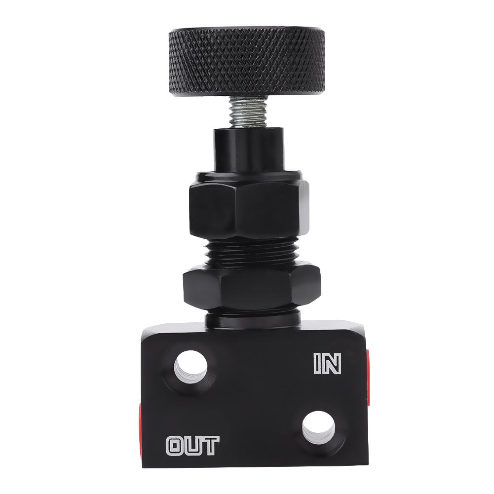 Valve de Proportionnement de Frein en Aluminium Ajustable pour Voiture de Course Améliore l Equilibre Freinage Arrière pour Pilotes Professionnels et Équipes de Course