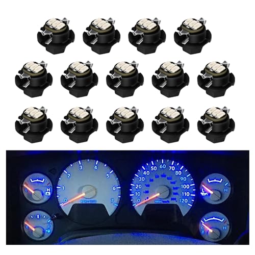 RAVSOFT Instrument Gauge Cluster Panel Speedometer LED Lights Bulbs Kit replacement Compatible with 2002-2006 Dodge Ram 1500 2500 3500 (Blue) Pack of 14