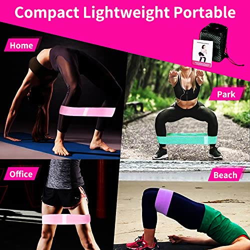 Hoslafon Resistance Bands Set Exercise Workout Fitness Booty Bands For Working Out Resistance Loops Bands For Women Elastic Bands For Exercise Pull Up Assistance Bands Stretch Bands Stretching Strap #TOP5