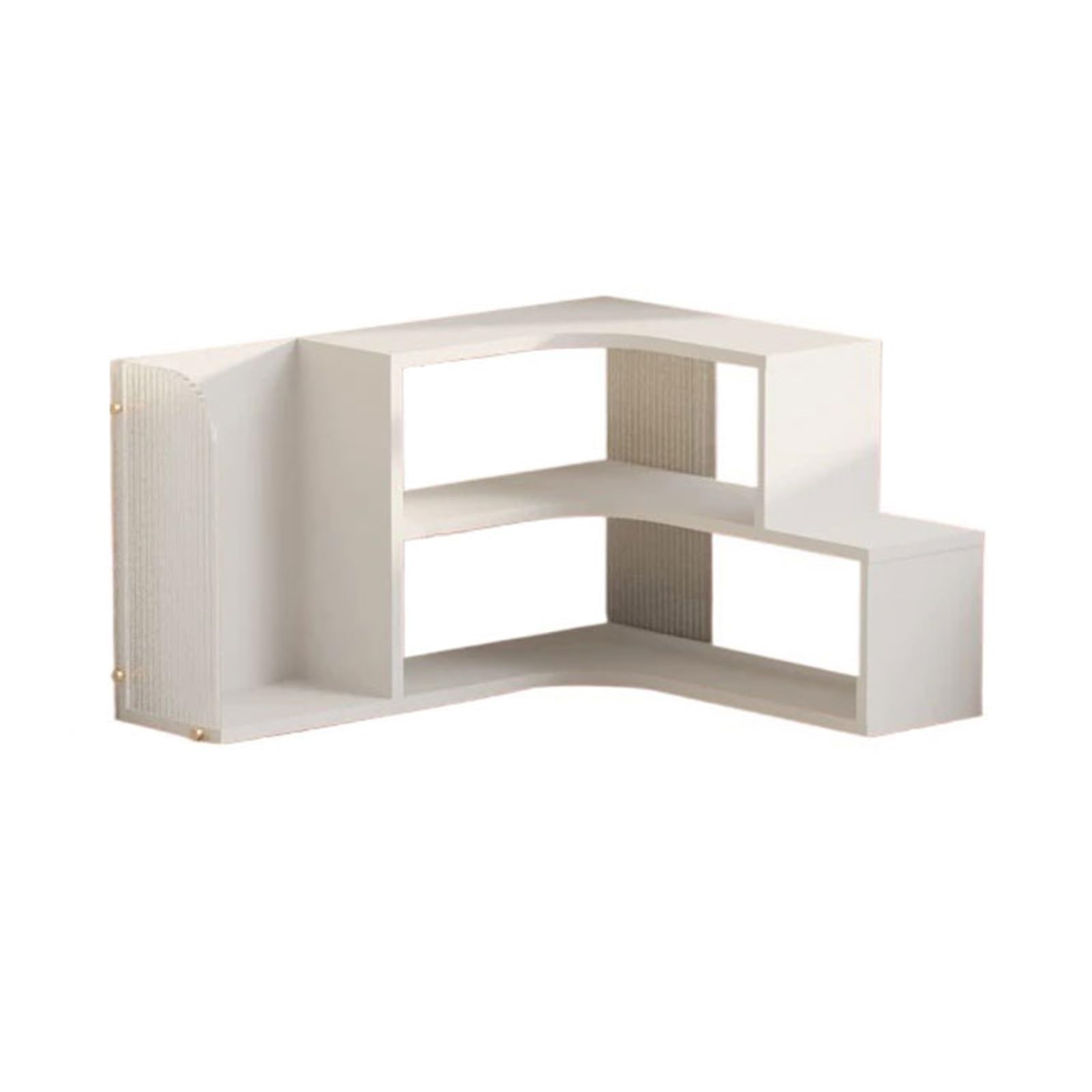 Lizhuzhuzs28 Bookcase Shelf Office Desk Corner Bookshelf Density Board Minimalist Storage Rack for Home Dormitory Bookshelf Display