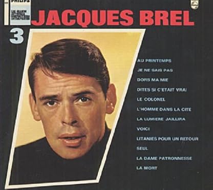 1954-1961, Vol. 3 por Jacques Brel, capa do álbum