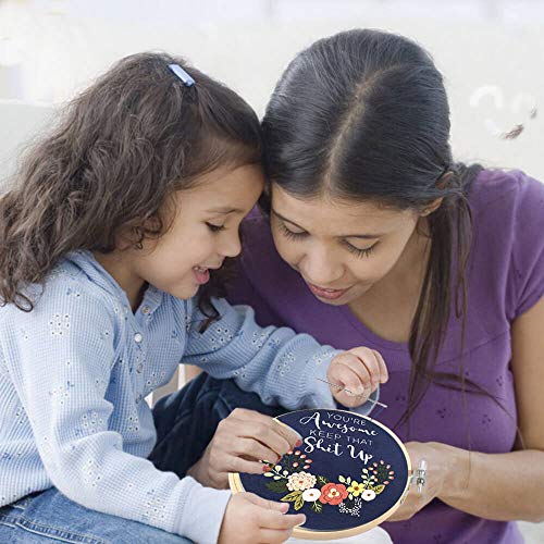 image for Cooliya Mothers Day Gifts for Mom from Daughter Son - Embroidery Kit f