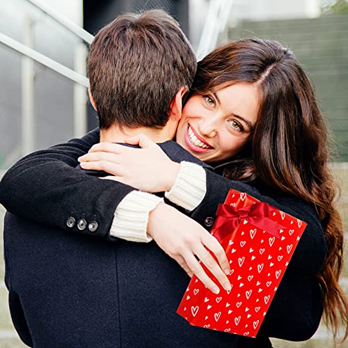 4Fogli di Carta da Regalo Cuore Carta da