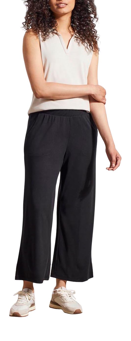 Tribal Womens Pull on Wide Leg Capri