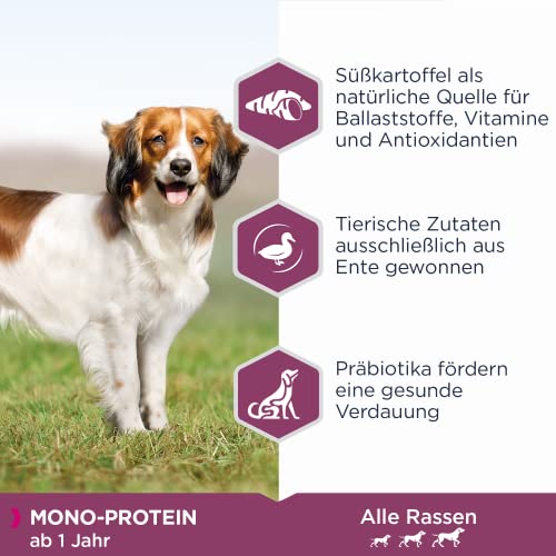 Eukanuba Daily Care Mono-Protein Hundefutter - Trockenfutter mit nur Ente als tierischem Protein, allergenarme Rezeptur, 2,3 kg