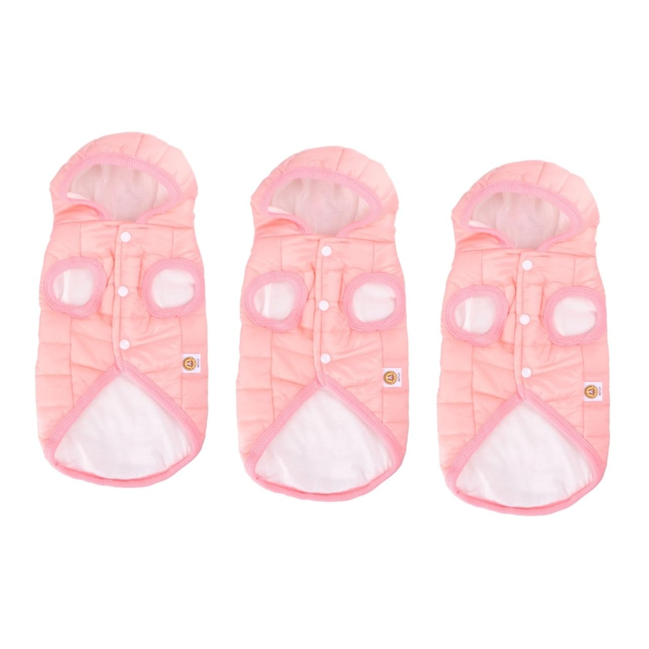 Beaupretty 3pcs Winter Dog Dress Cotton Adorable Dog Clothes Hoodie Vest Warm Coat for Pet Cat Puppy Xs