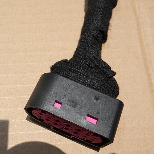 Volkswagen Touaregの2011年ハロゲンから2014年キセノンヘッドライトハーネスにアップグレードするためのペア