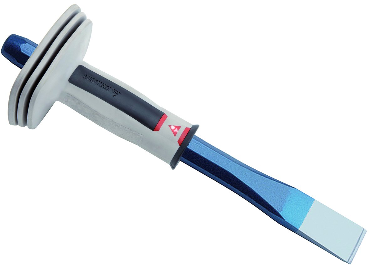 Bellota 5825-18x250 CP Chrome-Vanadium Chisel with Octagonal Body and Guard - 18x250 mm
