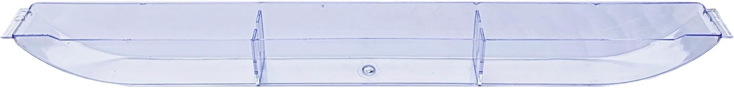 Kitchen Chimney Oil Collector Baffle Filter Long Tray 24.5 inch (62cm, Clear), Only for 75cm Chimneys, Chimney Oil Grease Collector Container, Chimney Replacement Spare Parts Accessories