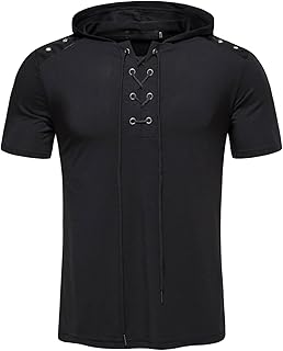 Men's Short Sleeve Linen Shirt Regular Fit Casual Summer Beach Shirt with Pocket Solid Color Blouses T Shirts for Men Plus Size UK Rigid Collar Pure Color Autumn T Shirts for Men Office Cott