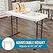 Lifetime Commercial Height Adjustable Folding Utility Table, 4-Foot