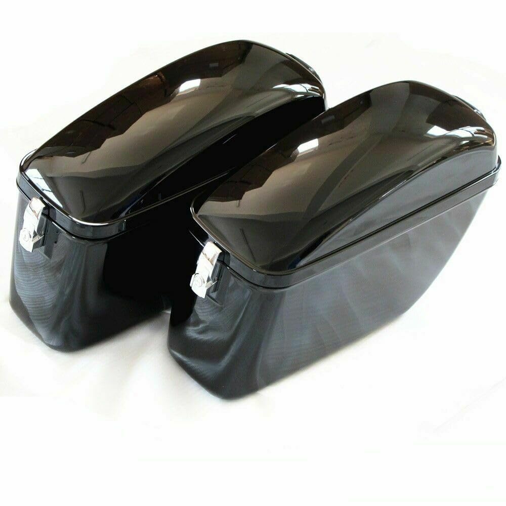 VHNROFE Large Black Hard Saddle bag Saddlebag Compatible with Aero VLX TX LW