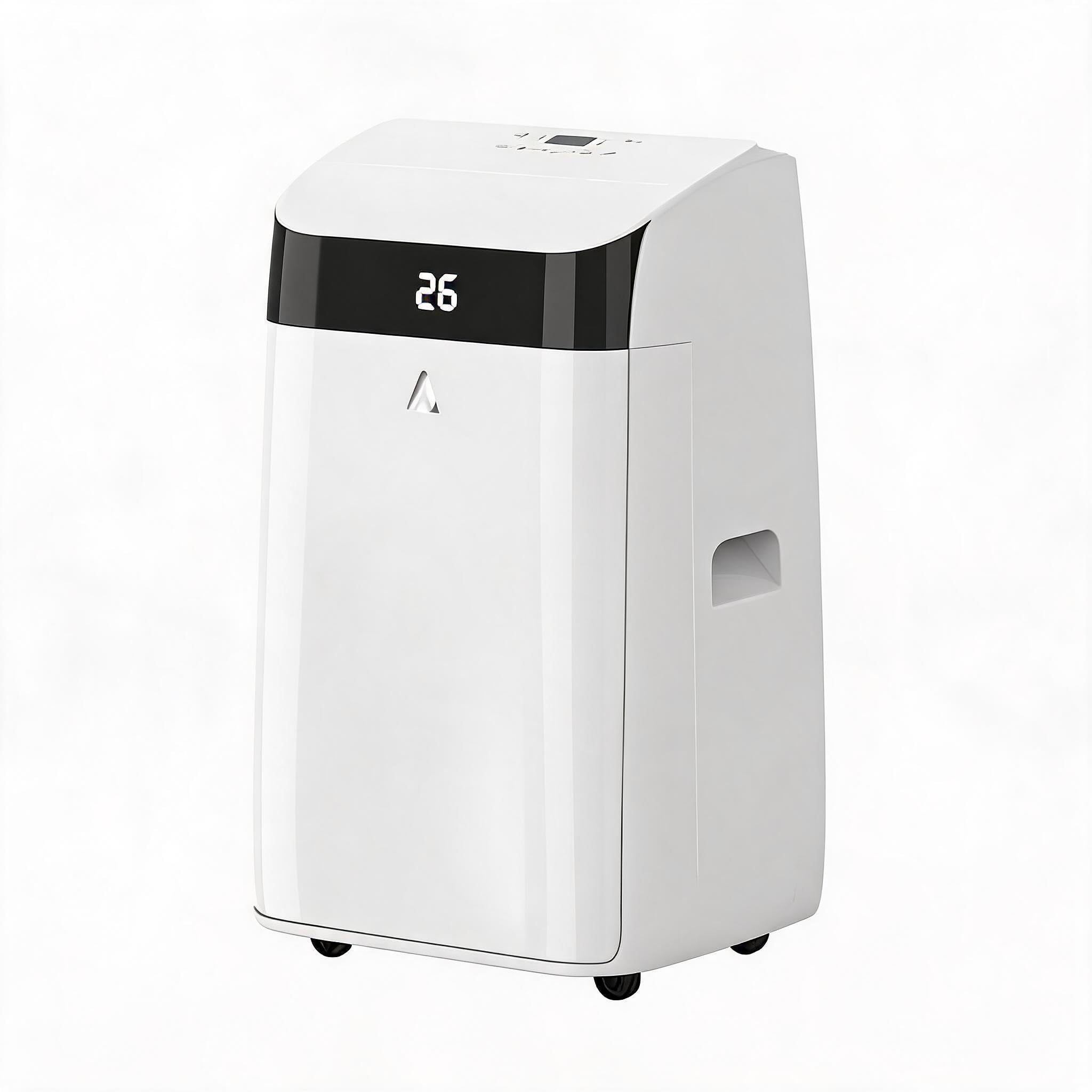 Rbfgyiop White Portable Air Conditioner, 10000 Btu 4-In-1 Smart Ac Unit – Cooling, Dehumidifier & Fan, Smart Follow, 48Db Quiet, 500 Sq Ft Coverage, 30L/Day, 24H Timer, Window Kit For Home & Office