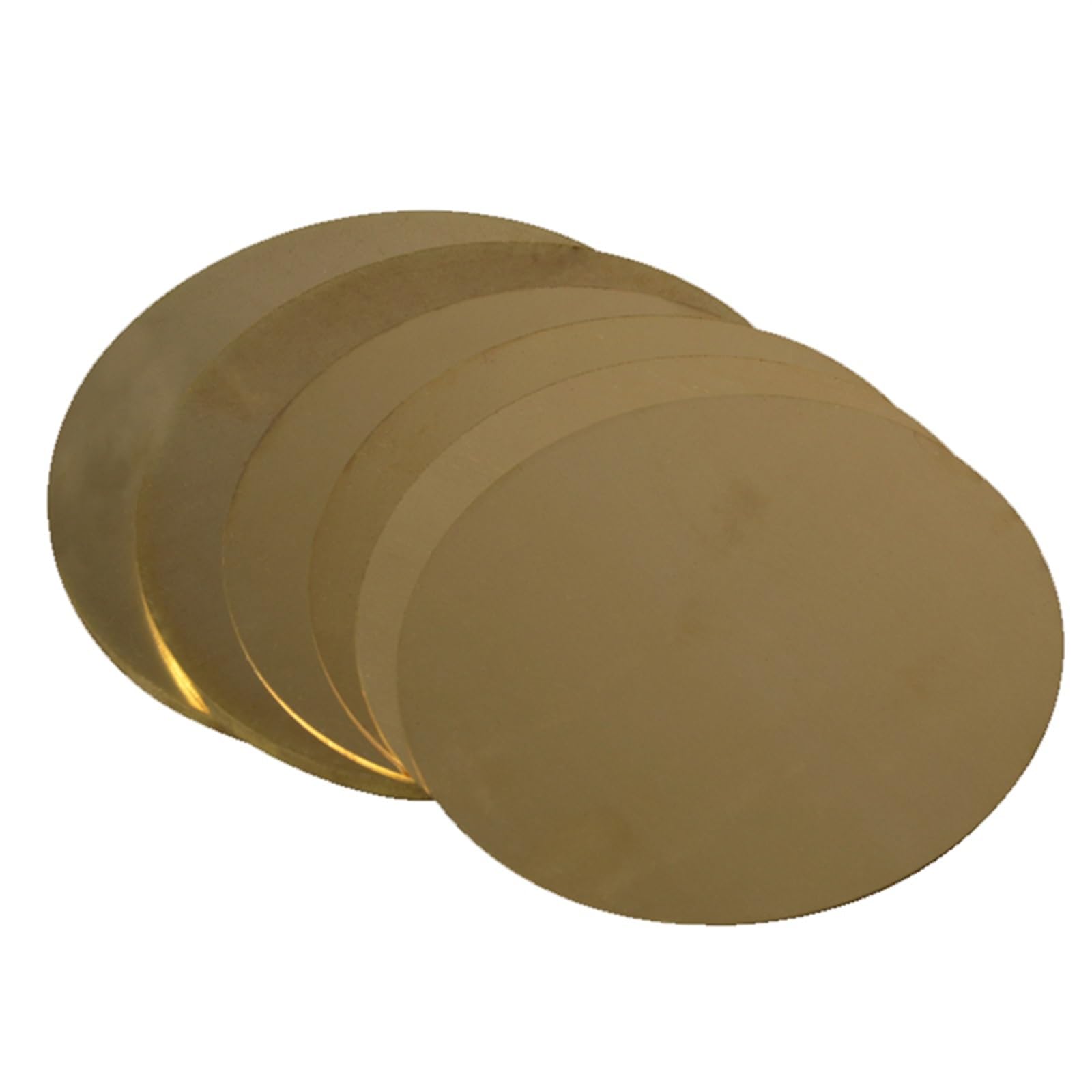 Messingscheibe, rundes Blech, Durchmesser 50 mm, 100 mm, 150 mm, 200 mm, Kupferlegierungsblech (Size : 1.0 x 100mm (2Pcs))