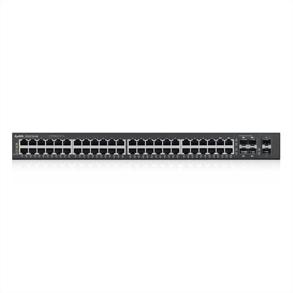 Zyxel Switch Gigabit 48 Ports, Manageable de Niveau 2 [GS2210-48]